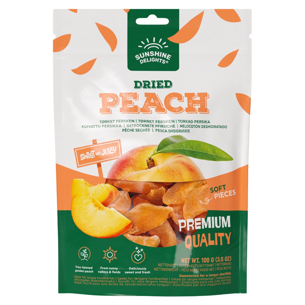Sunshine Delights Dried Peach 100g