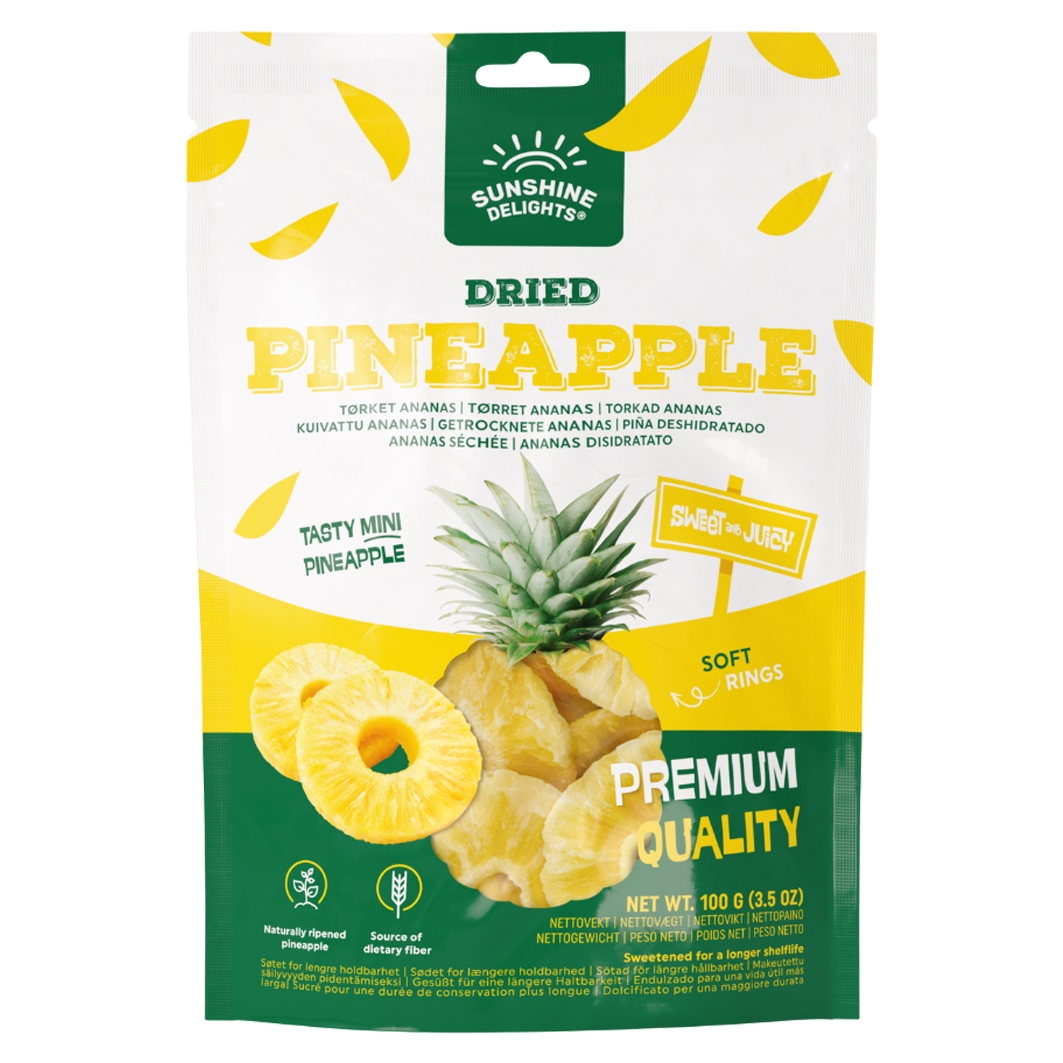 Sunshine Delights Dried Pineapple 100g