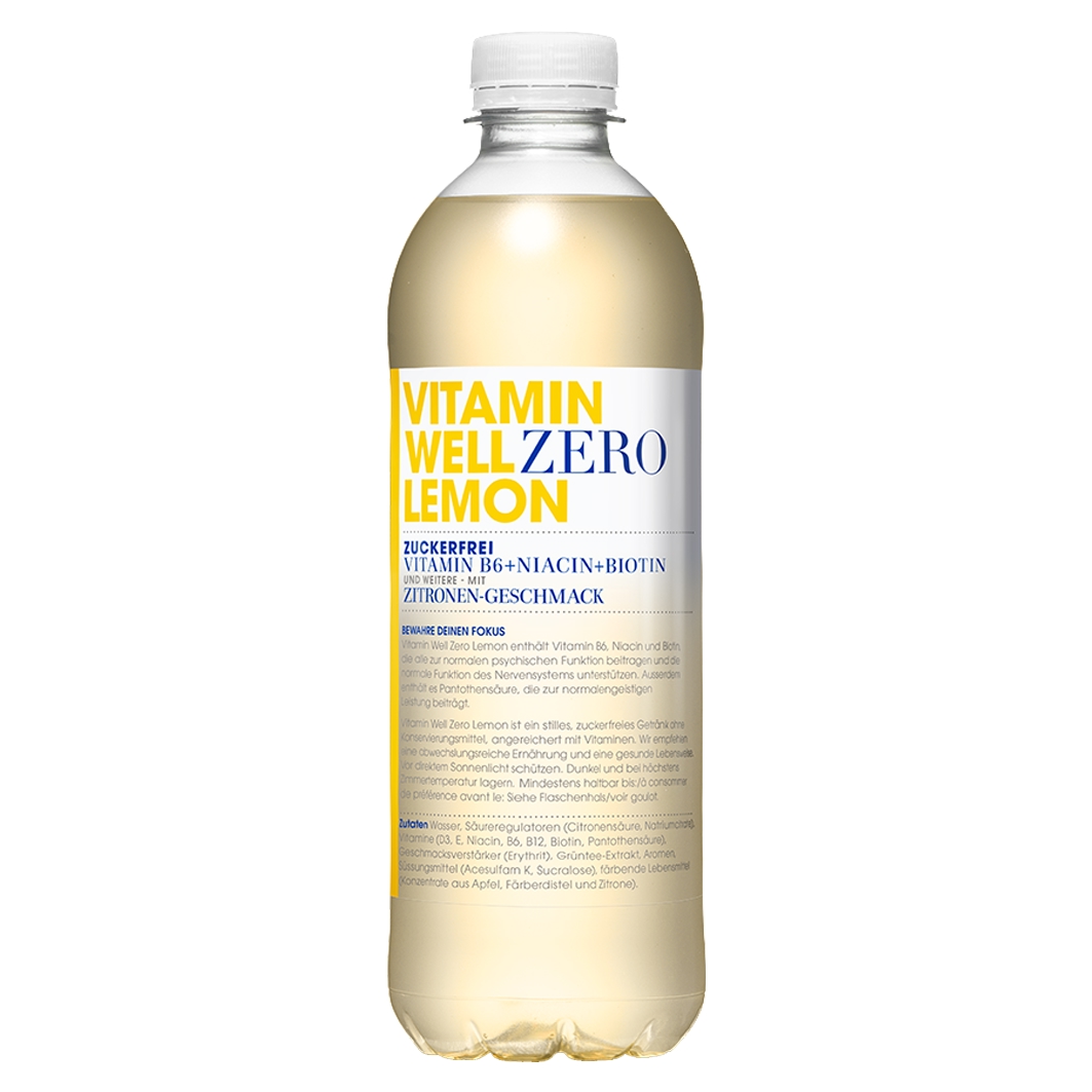 Vitamin Well Zero Lemon 50cl