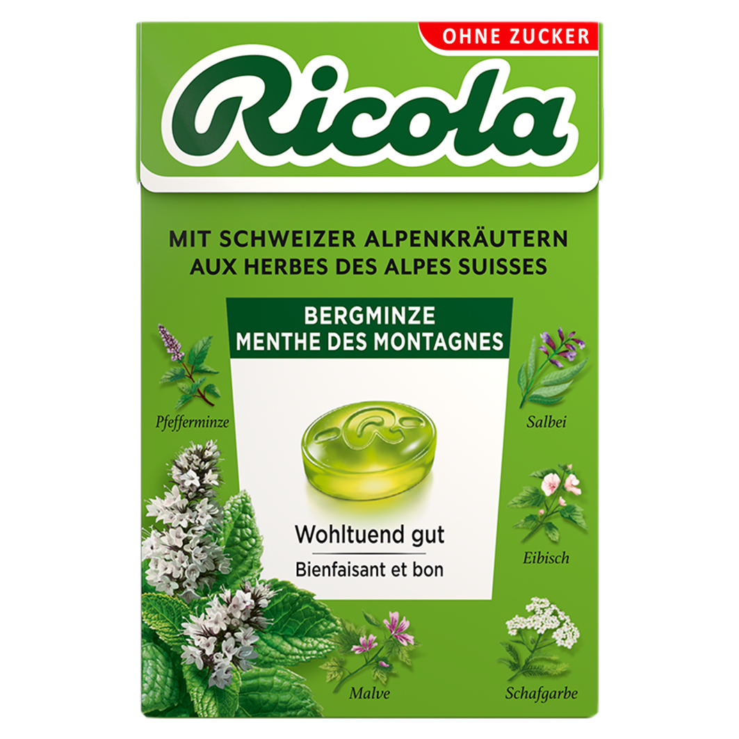 Ricola Box Bergminze 50g