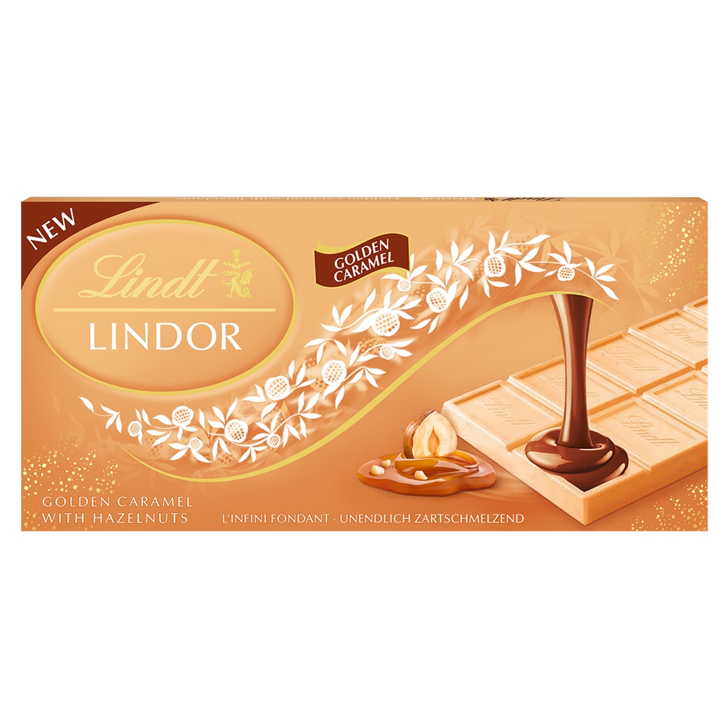 Lindor Tafel Golden Caramel 100g