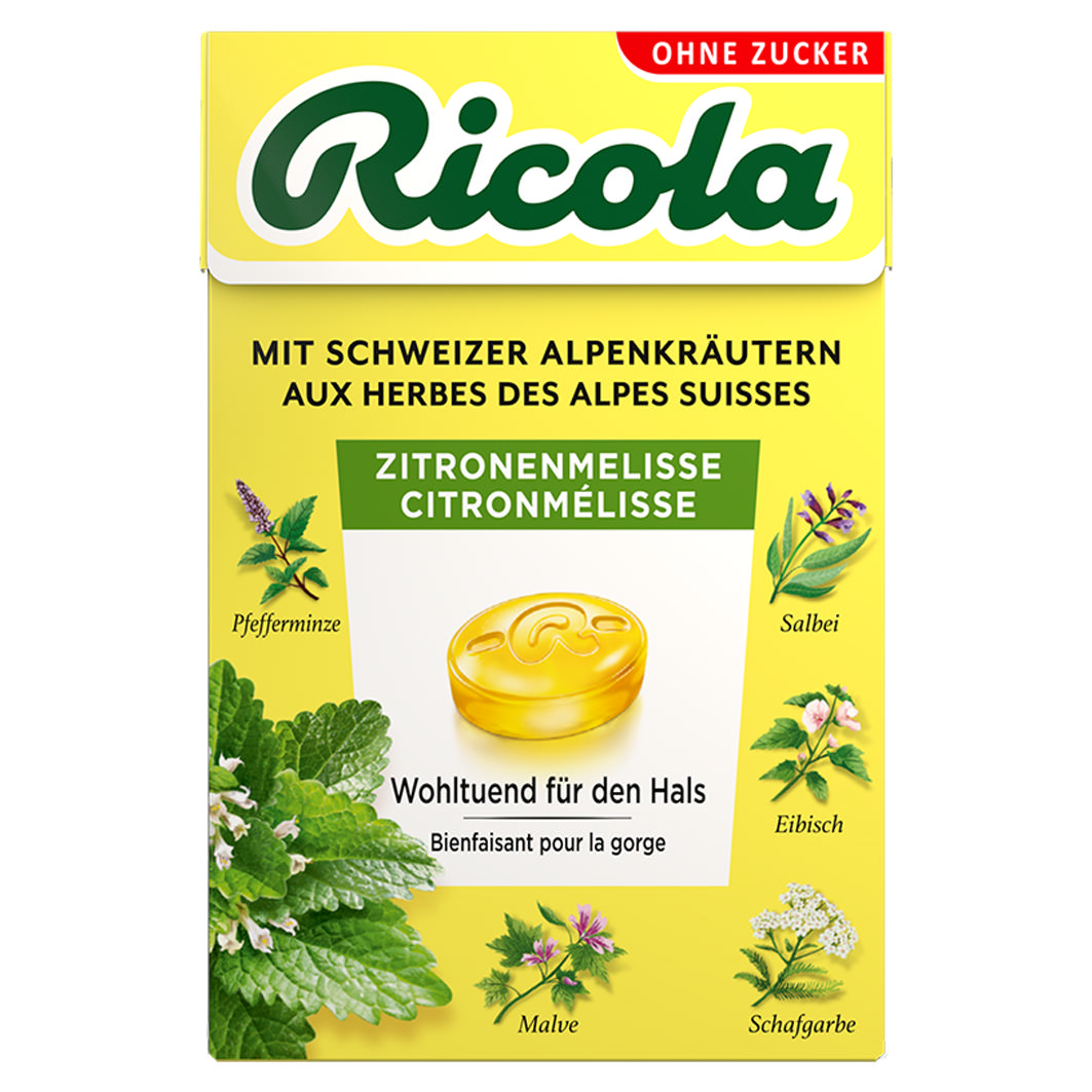 Ricola Box Zitronenmelisse 50g