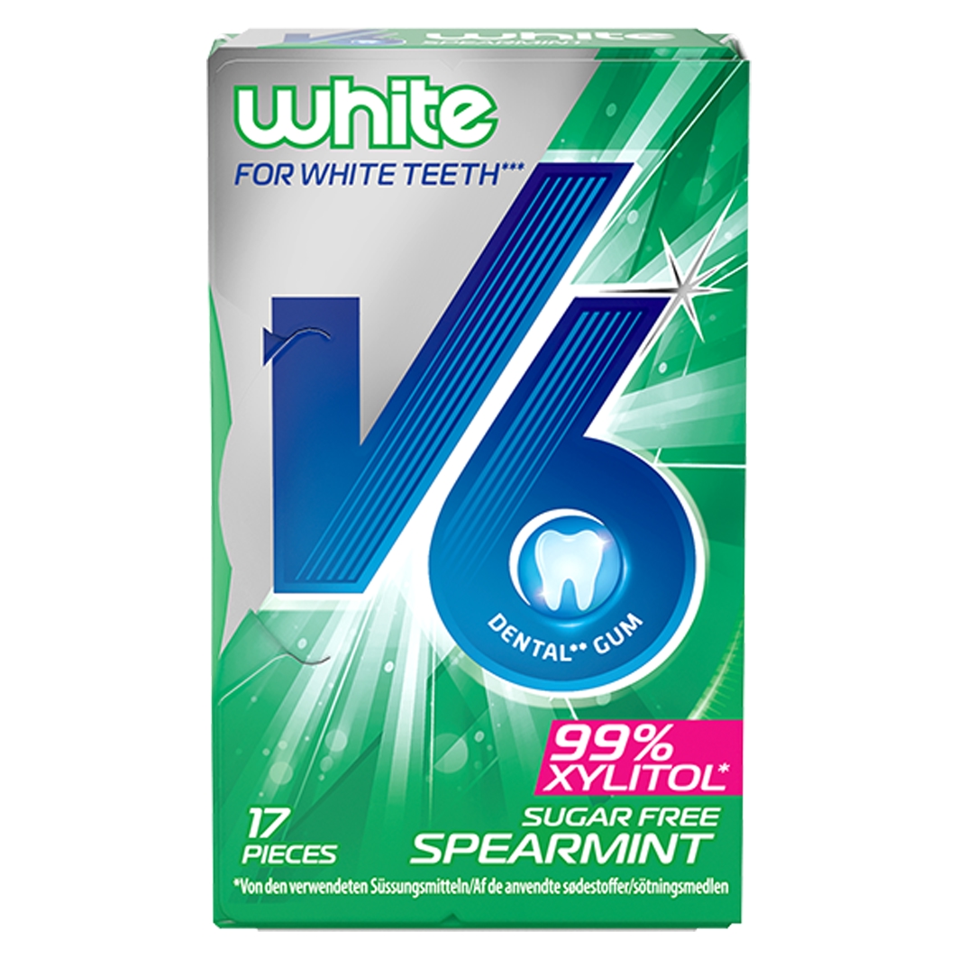 V6 White Spearmint 24g