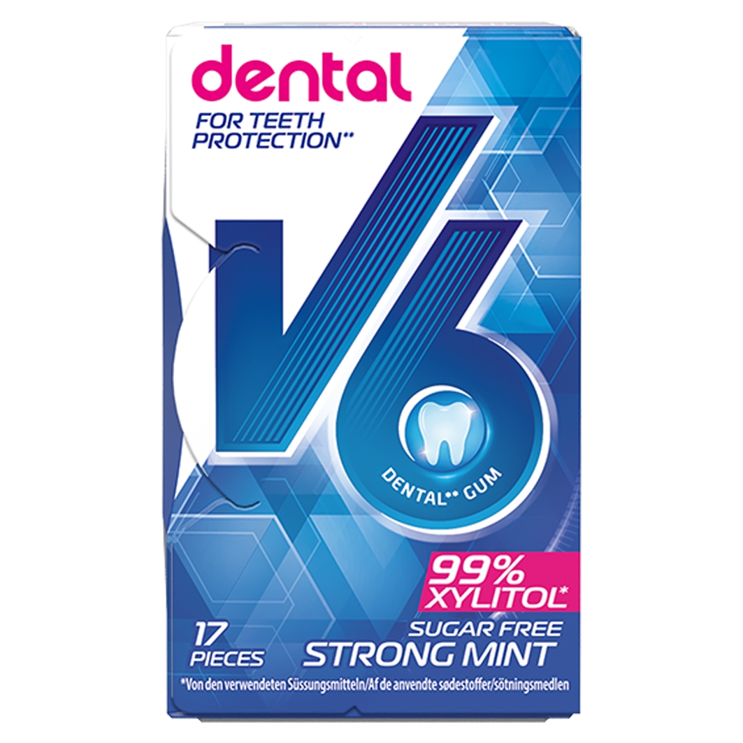 V6 Dental Strong Mint 24g