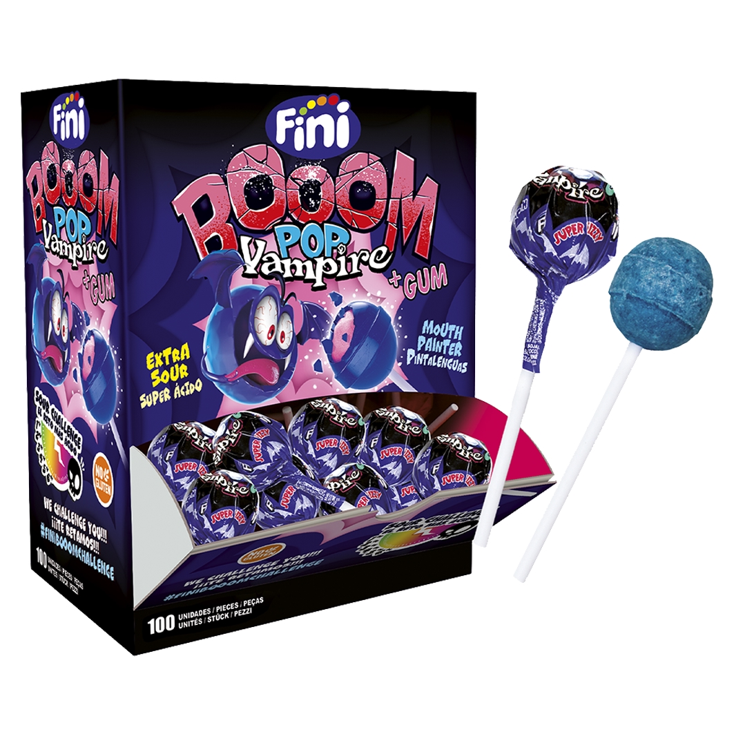 Fini Boom Gum Vampire Lolly 16g