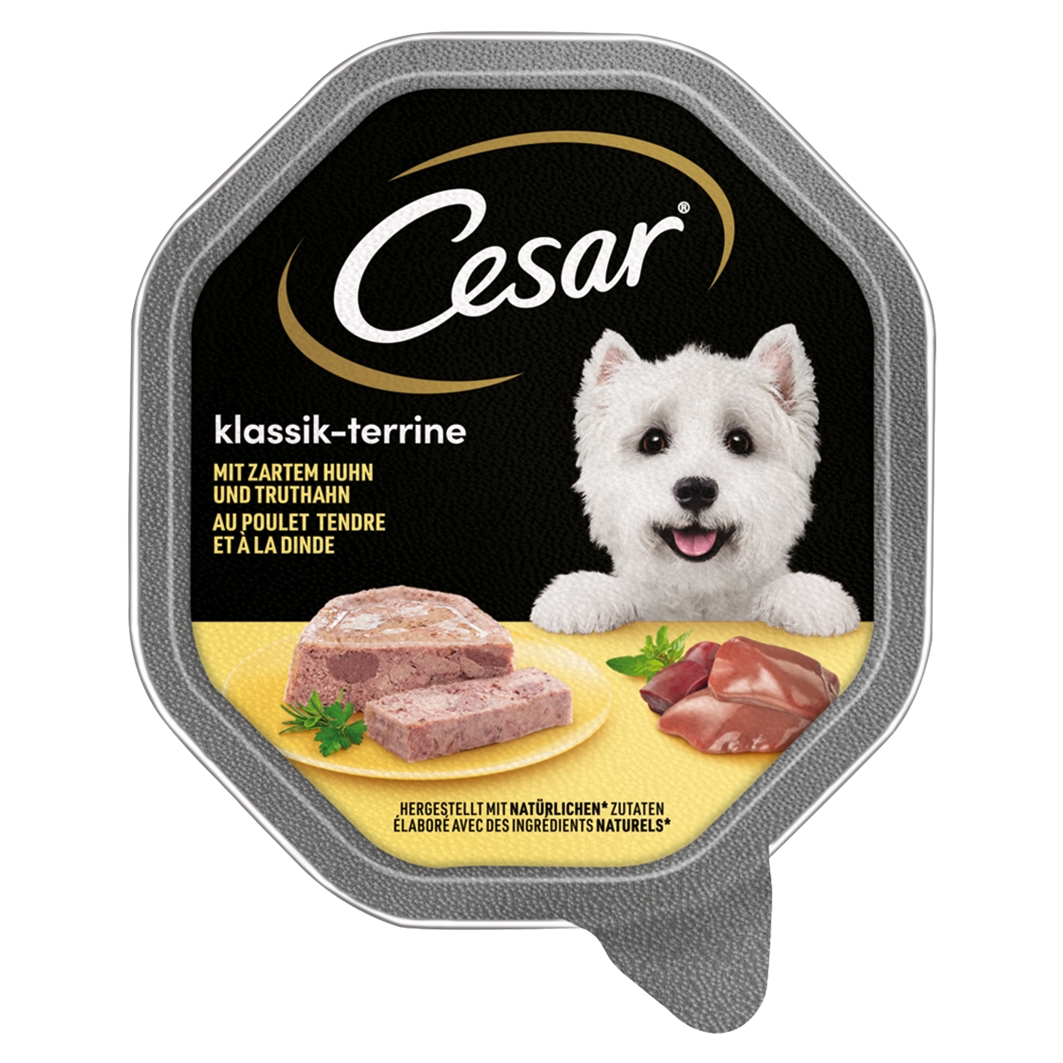 Cesar Huhn und Truthahn 150g