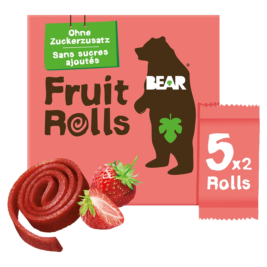 Bear Fruit Rolls Erdbeere 5x20g