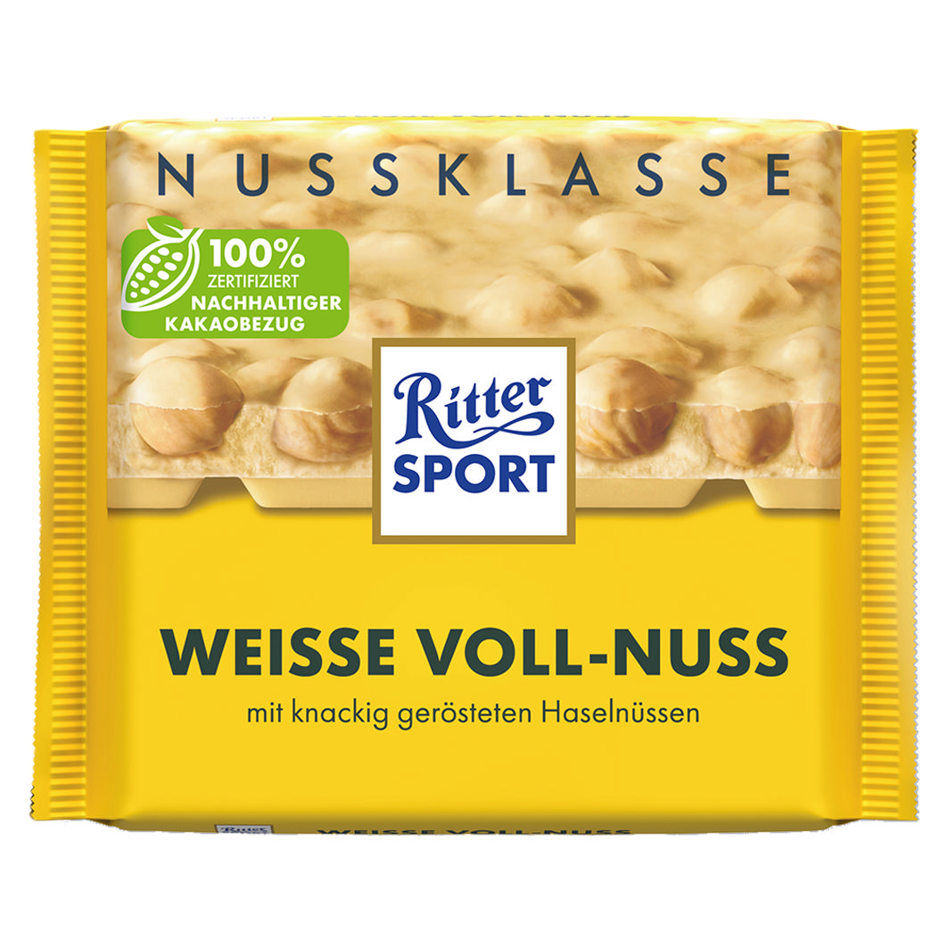 Ritter Sport Weisse Voll-Nuss 100g