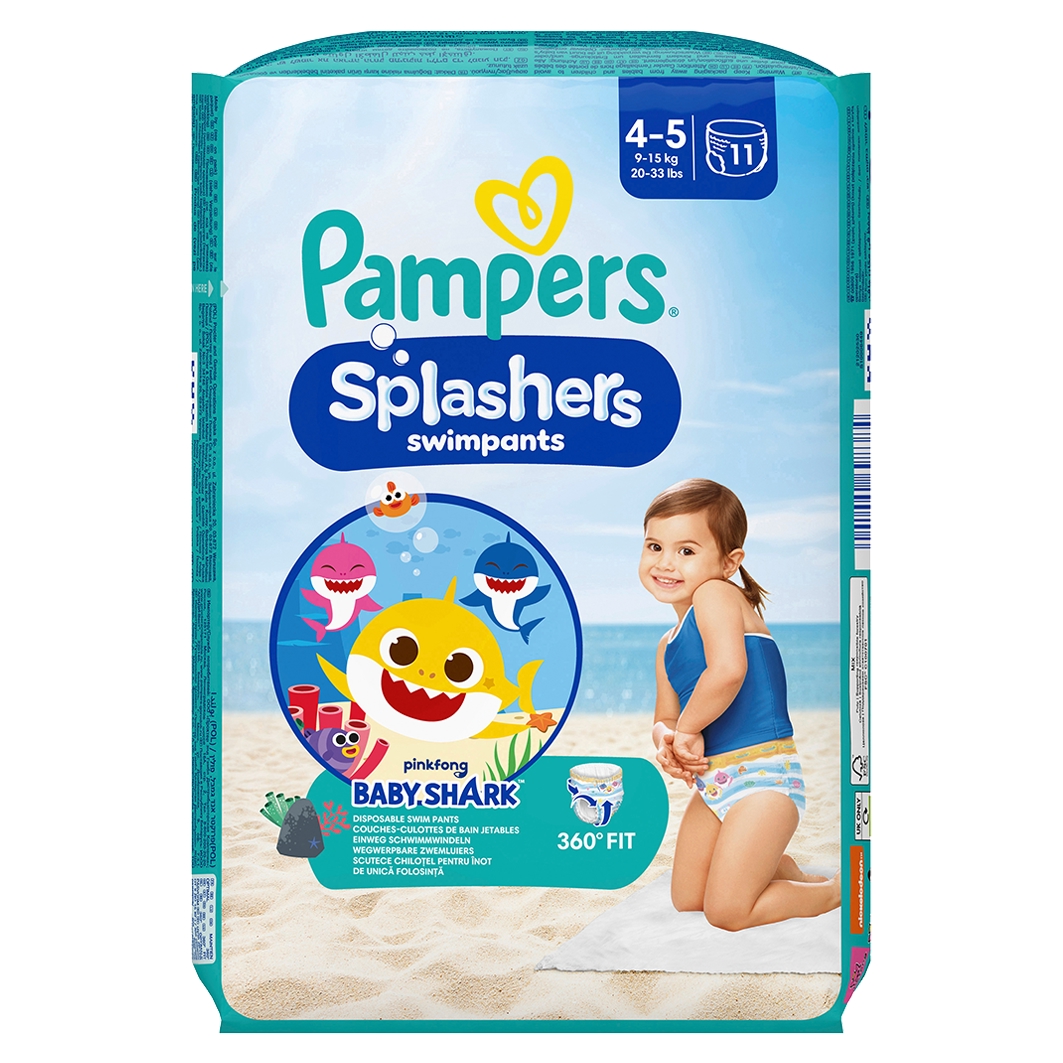 Pampers Splashers Gr. 4-5 11 Stk.