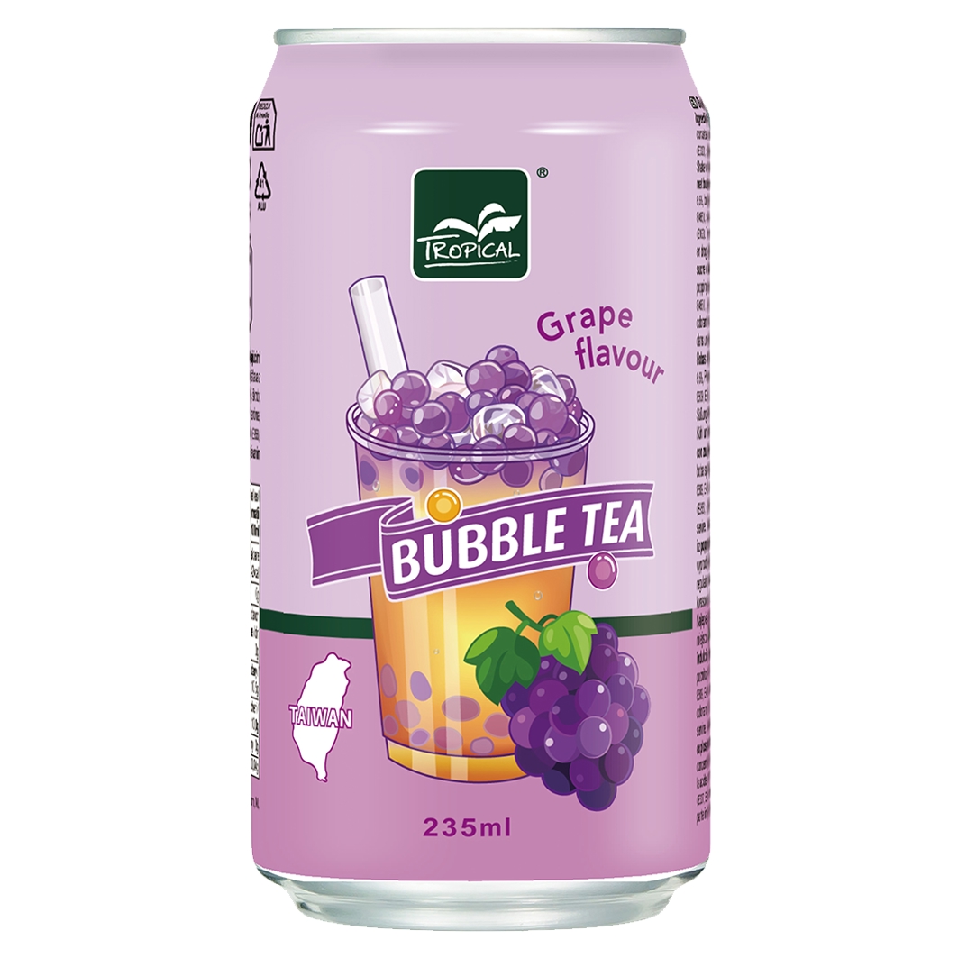 Tropical Bubble Tea Grape 235ml