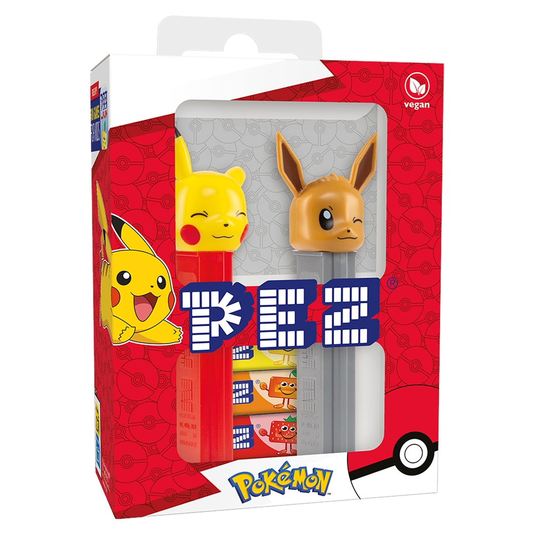 PEZ Twinpack Pokemon 34g