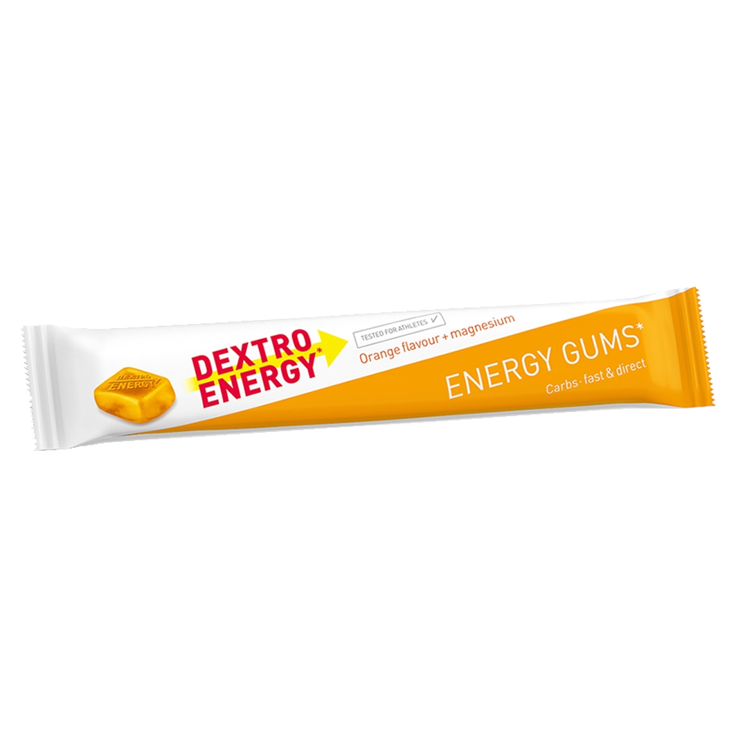 Dextro Energy Gum Orange+Magnesium 48g