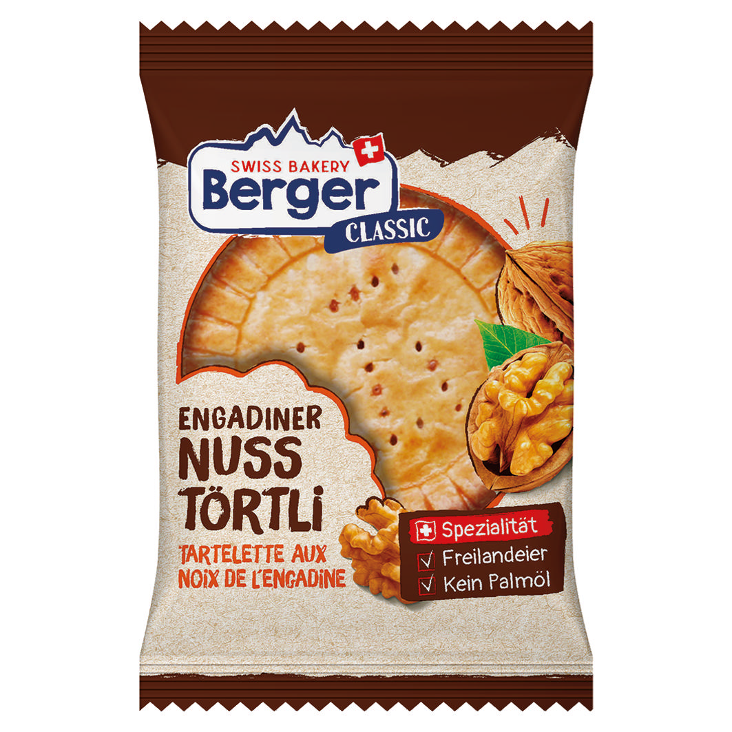Berger Engadiner Nusstörtli 74g