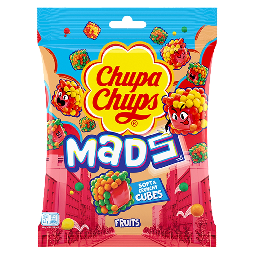 Chupa Chups Mads Fruit 115g