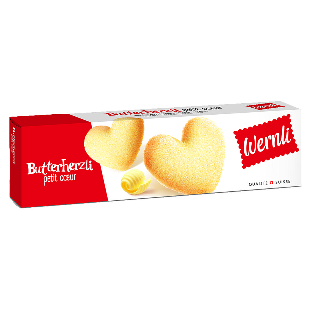 Wernli Butterherzli 100g