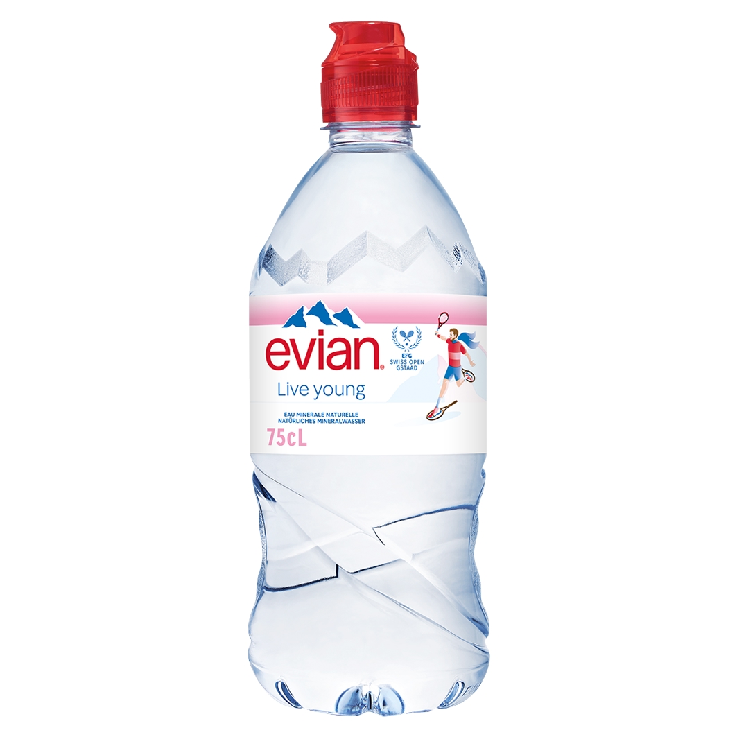 Evian Sportcap 75cl