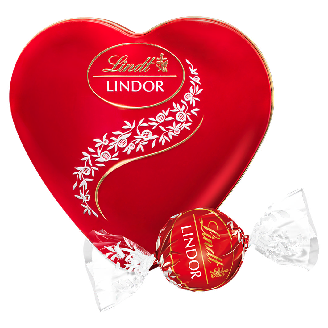 Lindor Metallherzdose 62g
