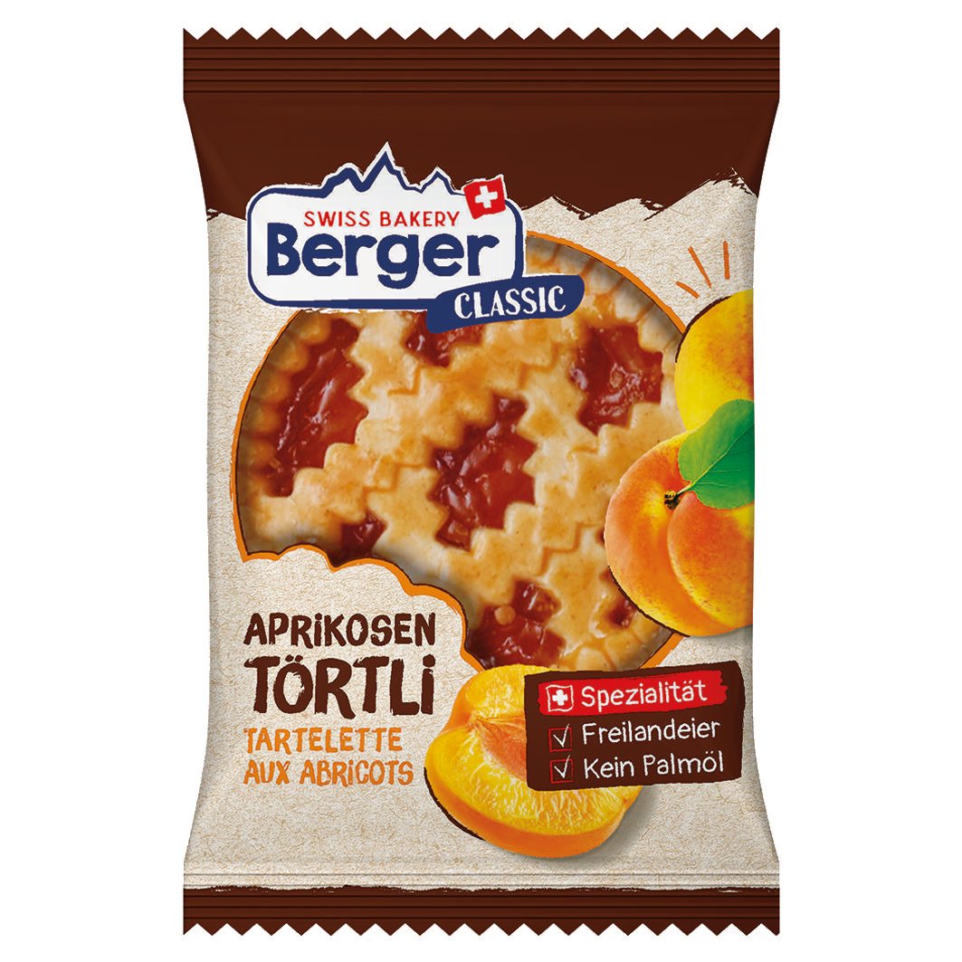 Berger Aprikosentörtli 74g