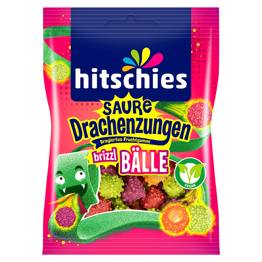 Hitschies brizzl Saure Drachen Bälle 100g