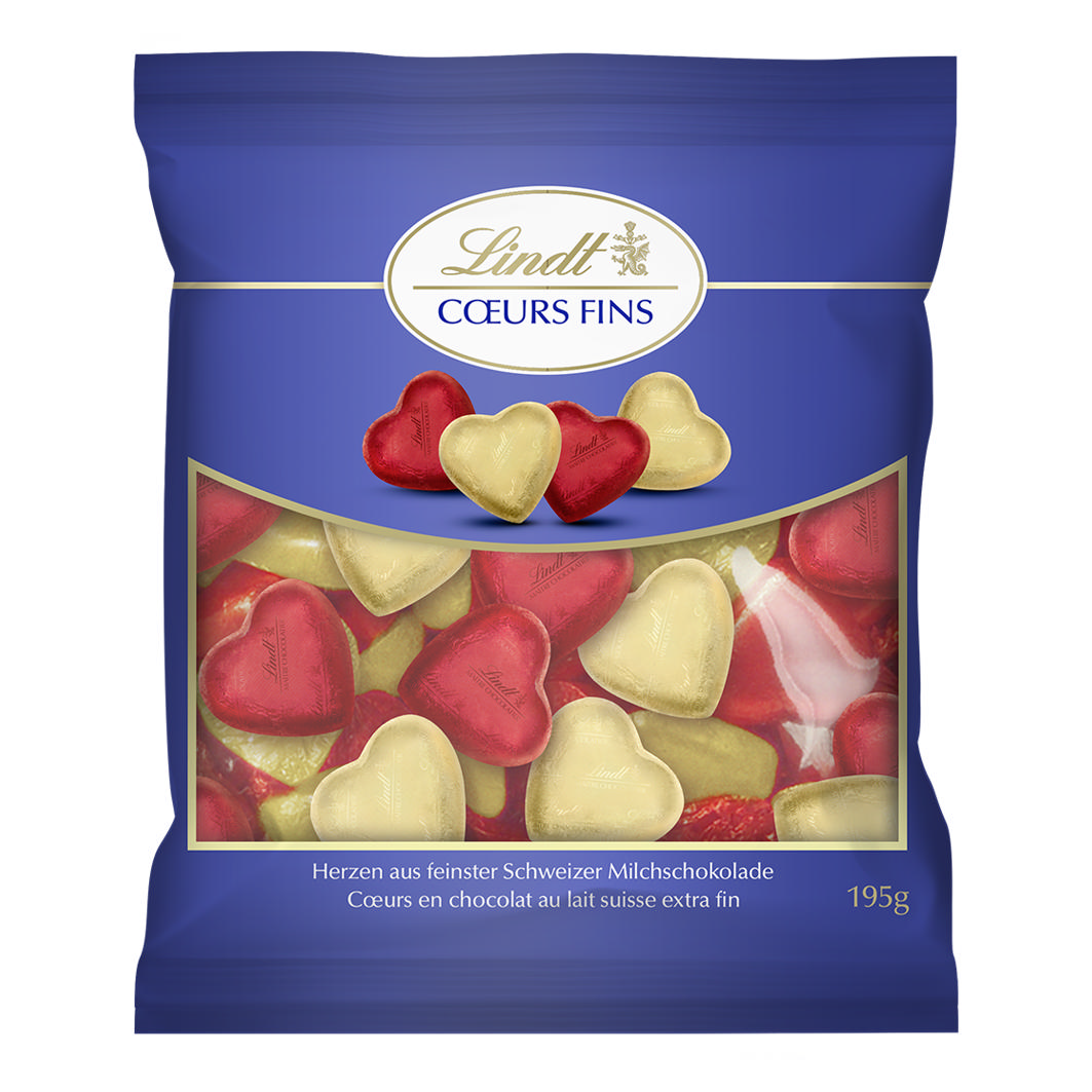 Lindt Herzen Milch 195g