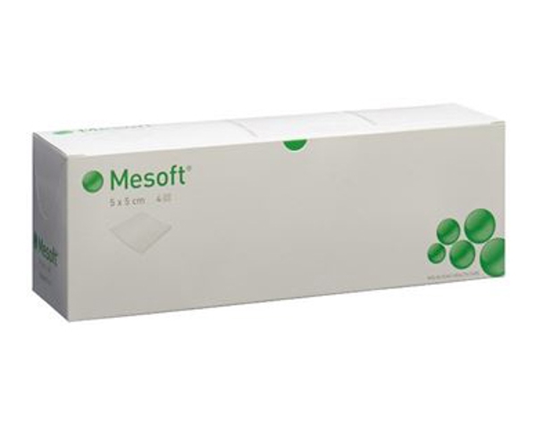 Mesoft Vlies-Kompresse 5x5 cm Steril BTL à 2Stk BTL à 2Stk Hohe Saugfähigkeit Sehr weich und partikelarm - Webstar - Hygiene- und Verbrauchsartikel - Medizin- und Pflegeprodukte - Articles d’hygiène et consommables - Produits médicaux et de soins