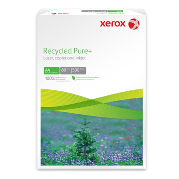 Recycling-Kopierpapier A4 Xerox Recycled Pure+ weiss, 80 g/m² 5 × 500 Blatt, C-Qualität - Webstar - Hygiene- und Verbrauchsartikel - Medizin- und Pflegeprodukte - Articles d’hygiène et consommables - Produits médicaux et de soins
