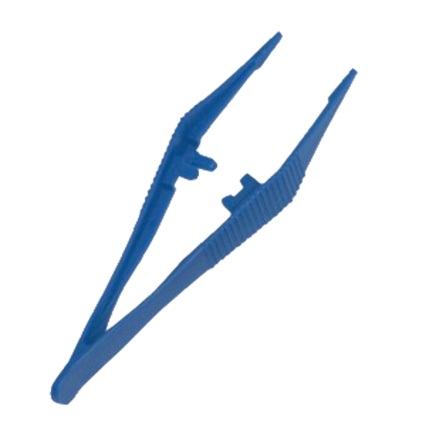 Pinzette anatomisch steril aus Kunststoff 113 mm