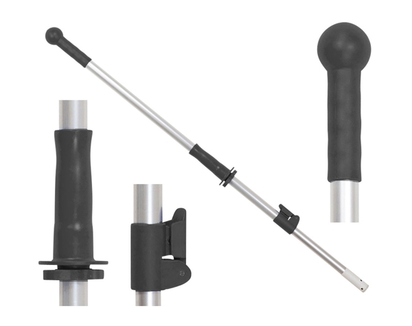 Teleskopstiel mit Kugel & Handgriff
