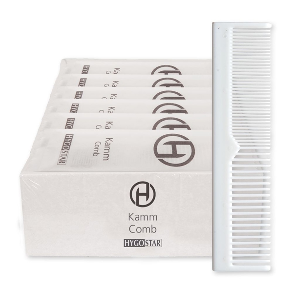 Kamm weiss, Plastik, 13 cm einzeln verpackt - Webstar - Hygiene- und Verbrauchsartikel - Medizin- und Pflegeprodukte - Articles d’hygiène et consommables - Produits médicaux et de soins