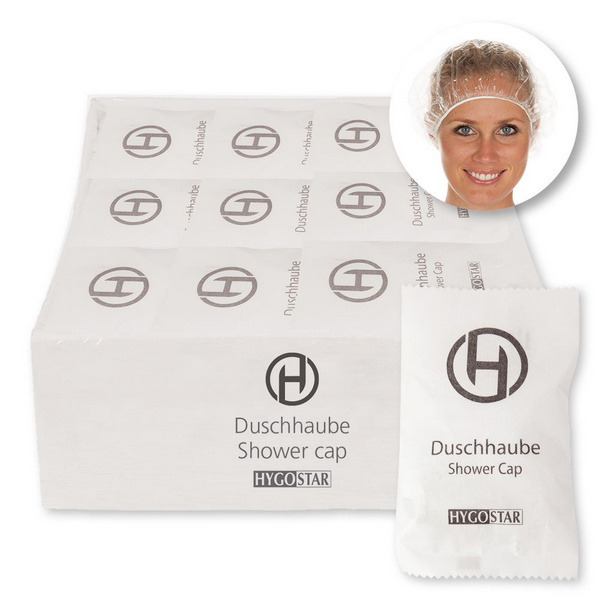 Duschhaube / PE Wasserdicht Gummiband