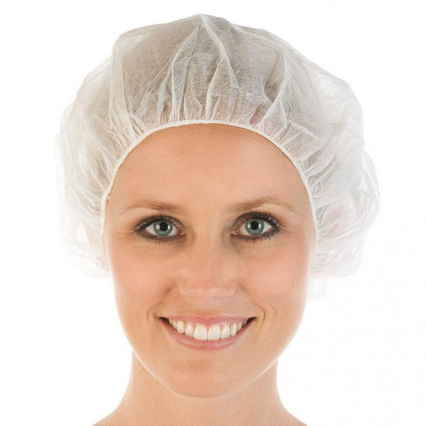 HYGOSTAR Rundhaube «Bettina» PP-Vlies, feste Qualität, weiss, Ø 53 cm - Webstar - Hygiene- und Verbrauchsartikel - Medizin- und Pflegeprodukte - Kiosk- und Shopartikel - Fun Food Service - Schweiz - Articles d’hygiène et consommables - Produits médicaux et de soins - Produits de kiosque et de magasin - Fun Food Service - Suisse