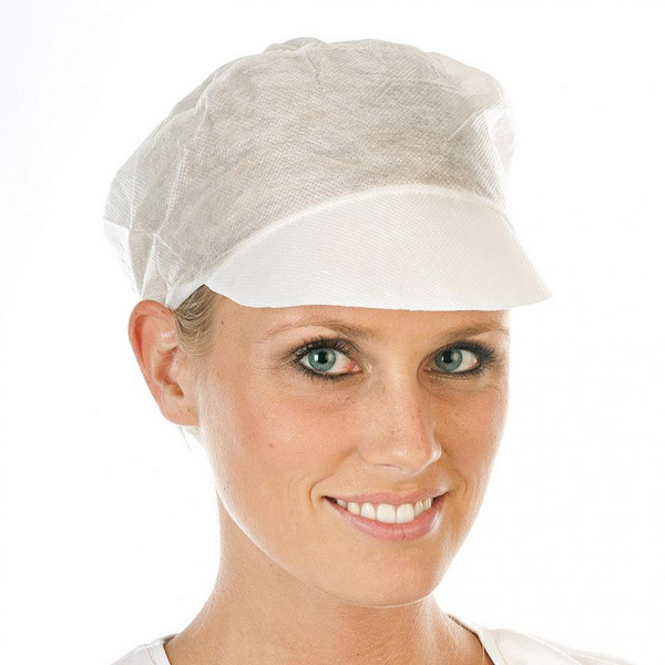 HYGOSTAR Schirmmütze PP-Vlies, feste Qualität, ohne Haarschutz, weiss, Ø 31 cm - Webstar - Hygiene- und Verbrauchsartikel - Medizin- und Pflegeprodukte - Kiosk- und Shopartikel - Fun Food Service - Schweiz - Articles d’hygiène et consommables - Produits médicaux et de soins - Produits de kiosque et de magasin - Fun Food Service - Suisse