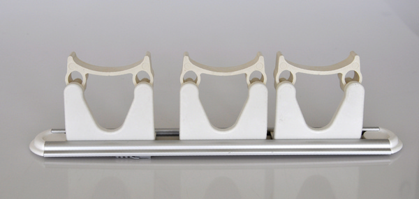 Halterung für 3 Stangen