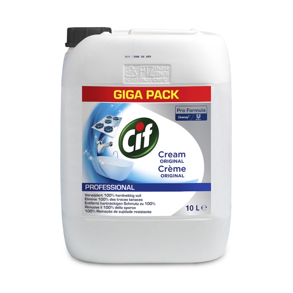 Cif Professional Cream Allzweckreiniger parfümiert, weiss, cremig, pH: 10, 10 Liter, gebrauchsfertig - Webstar - Hygiene- und Verbrauchsartikel - Medizin- und Pflegeprodukte - Kiosk- und Shopartikel - Fun Food Service - Schweiz - Articles d’hygiène et consommables - Produits médicaux et de soins - Produits de kiosque et de magasin - Fun Food Service - Suisse
