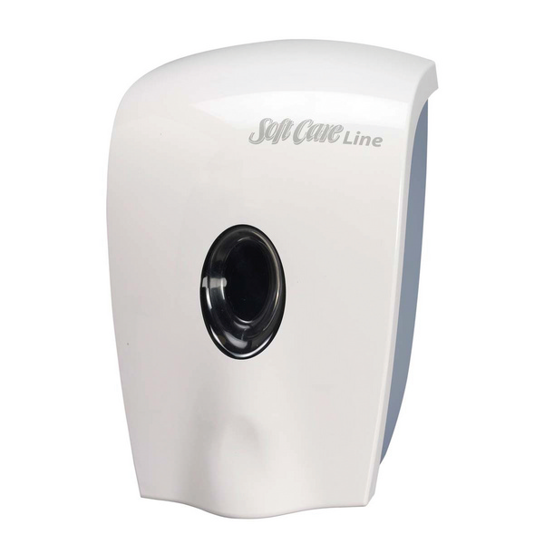 Soft Care Man Seifenspender ABS-Kunststoff, H: 225 B: 146 T: 83 mm, 1 ml pro Dosierung, weiss - Webstar - Hygiene- und Verbrauchsartikel - Medizin- und Pflegeprodukte - Kiosk- und Shopartikel - Fun Food Service - Schweiz - Articles d’hygiène et consommables - Produits médicaux et de soins - Produits de kiosque et de magasin - Fun Food Service - Suisse