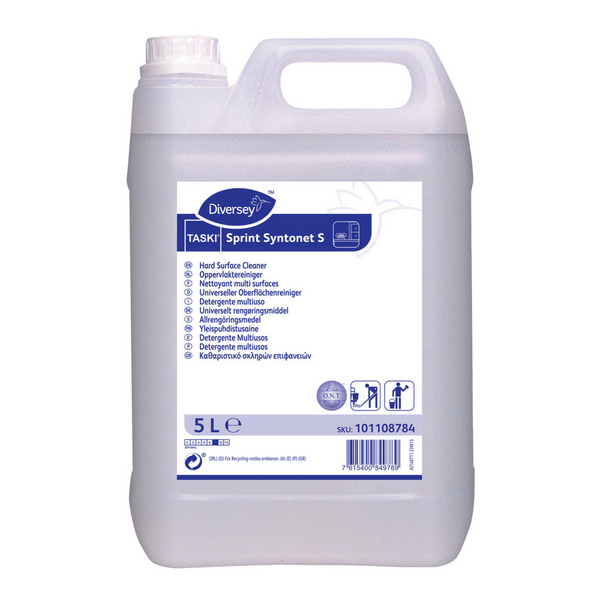 TASKI Sprint Syntonet S Allzweckreiniger parfümiert, farblos, flüssig, pH: 11, 5 Liter taski-sprint-syntonet-s-allzweckreiniger-parfumiert-farblos-flussig-ph-11-5-liter-50-118501 - Webstar - Hygiene- und Verbrauchsartikel - Medizin- und Pflegeprodukte - Kiosk- und Shopartikel - Fun Food Service - Schweiz - Articles d’hygiène et consommables - Produits médicaux et de soins - Produits de kiosque et de magasin - Fun Food Service - Suisse