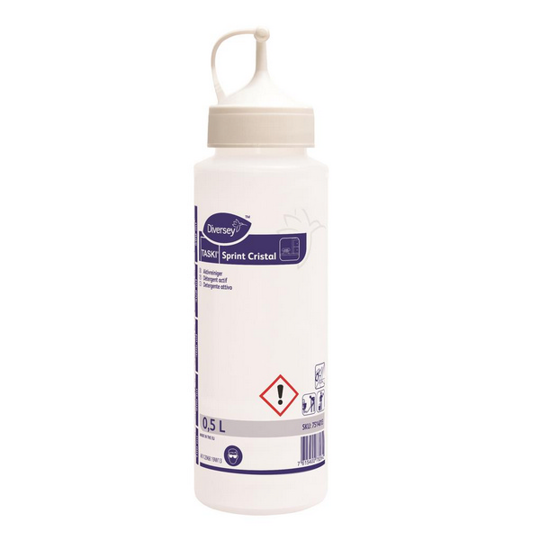 TASKI Sprint Cristal Gebrauchsflasche leer, 500 ml - Webstar - Hygiene- und Verbrauchsartikel - Medizin- und Pflegeprodukte - Kiosk- und Shopartikel - Fun Food Service - Schweiz - Articles d’hygiène et consommables - Produits médicaux et de soins - Produits de kiosque et de magasin - Fun Food Service - Suisse