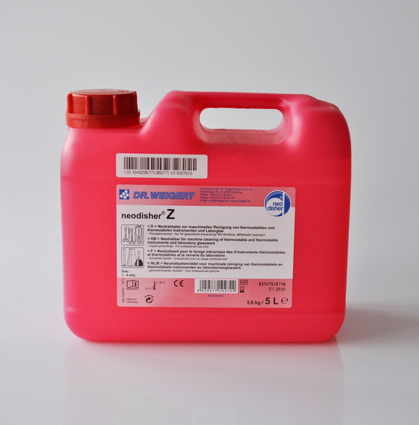 Neodisher Z Neutralisationsmittel gelblich, flüssig, pH: 1,2, 5 Liter - Webstar - Hygiene- und Verbrauchsartikel - Medizin- und Pflegeprodukte - Kiosk- und Shopartikel - Fun Food Service - Schweiz - Articles d’hygiène et consommables - Produits médicaux et de soins - Produits de kiosque et de magasin - Fun Food Service - Suisse