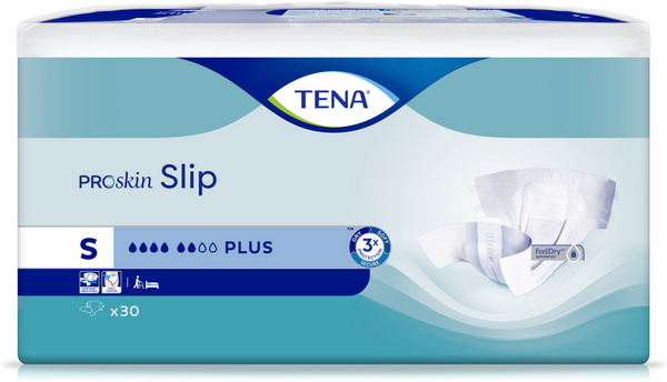 TENA Slip Plus ConfioAir Small FeelDry für ein absolut trockenes Gefühl, Hüfte 56 - 85 cm, Farbcode: blau, 3 × 30 Stück - Webstar - Hygiene- und Verbrauchsartikel - Medizin- und Pflegeprodukte - Kiosk- und Shopartikel - Fun Food Service - Schweiz - Articles d’hygiène et consommables - Produits médicaux et de soins - Produits de kiosque et de magasin - Fun Food Service - Suisse