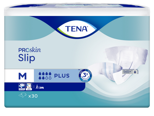TENA Slip Plus ConfioAir Medium FeelDry für ein absolut trockenes Gefühl, Hüfte 73 - 122 cm, Farbcode: blau, 30 Stück - Webstar - Hygiene- und Verbrauchsartikel - Medizin- und Pflegeprodukte - Kiosk- und Shopartikel - Fun Food Service - Schweiz - Articles d’hygiène et consommables - Produits médicaux et de soins - Produits de kiosque et de magasin - Fun Food Service - Suisse