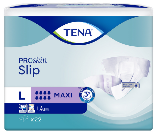 TENA Slip Maxi ConfioAir Large FeelDry für ein absolut trockenes Gefühl, Hüfte 92 - 144 cm, Farbcode: lila, 24 Stück - Webstar - Hygiene- und Verbrauchsartikel - Medizin- und Pflegeprodukte - Kiosk- und Shopartikel - Fun Food Service - Schweiz - Articles d’hygiène et consommables - Produits médicaux et de soins - Produits de kiosque et de magasin - Fun Food Service - Suisse