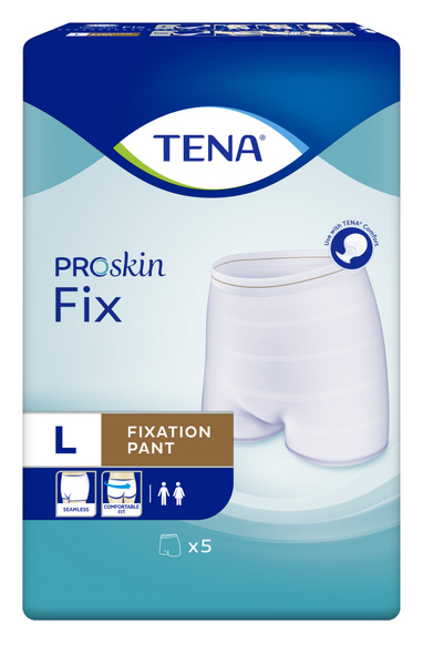 TENA Fix Large Netzhosen für die sichere Fixierung von Einlagen, hautfreundlich, bei 60 °C voll waschbar, Farbcode: braun, Hüfte 85 - 110 cm, 20 × 5 Stück - Webstar - Hygiene- und Verbrauchsartikel - Medizin- und Pflegeprodukte - Kiosk- und Shopartikel - Fun Food Service - Schweiz - Articles d’hygiène et consommables - Produits médicaux et de soins - Produits de kiosque et de magasin - Fun Food Service - Suisse
