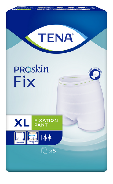 TENA Fix X-Large Netzhosen für die sichere Fixierung von Einlagen, hautfreundlich, bei 60 °C voll waschbar, Farbcode: grün, Hüfte 95 - 125 cm, 5 Stück - Webstar - Hygiene- und Verbrauchsartikel - Medizin- und Pflegeprodukte - Kiosk- und Shopartikel - Fun Food Service - Schweiz - Articles d’hygiène et consommables - Produits médicaux et de soins - Produits de kiosque et de magasin - Fun Food Service - Suisse