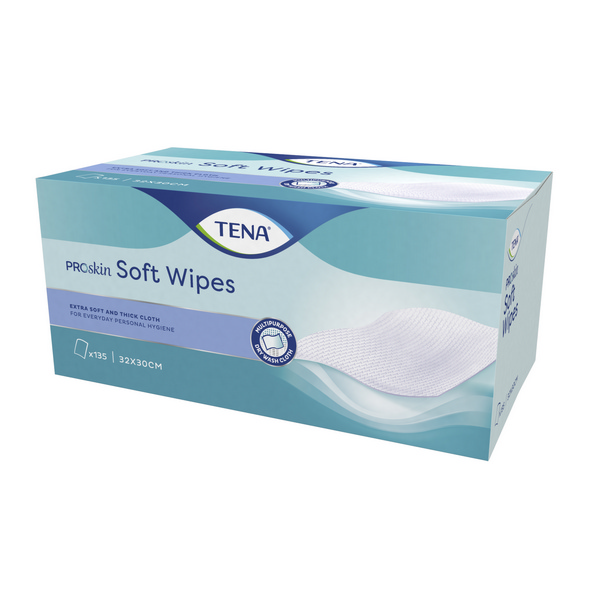 TENA Soft Wipe Waschtuch fusselfrei, 30 × 32 cm, 8 × 135 Stück - Webstar - Hygiene- und Verbrauchsartikel - Medizin- und Pflegeprodukte - Kiosk- und Shopartikel - Fun Food Service - Schweiz - Articles d’hygiène et consommables - Produits médicaux et de soins - Produits de kiosque et de magasin - Fun Food Service - Suisse