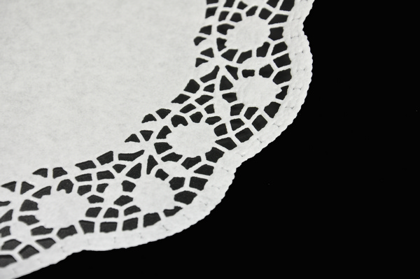 Spitzenpapier - Rosenmuster