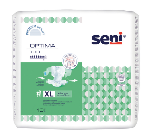 Seni Optima Trio X-Large atmungsaktive Vorlage mit Hüftband, grün - Webstar - Hygiene- und Verbrauchsartikel - Medizin- und Pflegeprodukte - Kiosk- und Shopartikel - Fun Food Service - Schweiz - Articles d’hygiène et consommables - Produits médicaux et de soins - Produits de kiosque et de magasin - Fun Food Service - Suisse