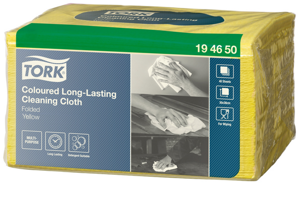 Tork Premium langlebige farbige Reinigungstücher - Einzeltücher Small Pack – W8 System
