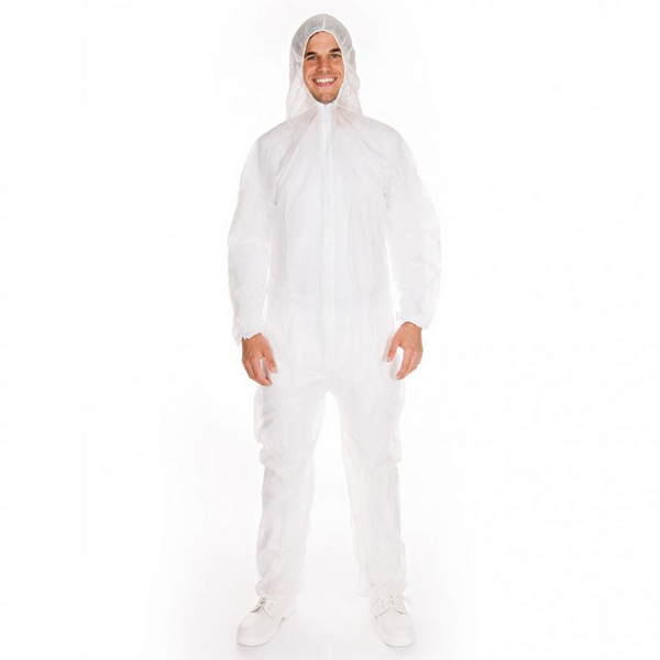HYGONORM Overall mit Kapuze und Reissverschluss