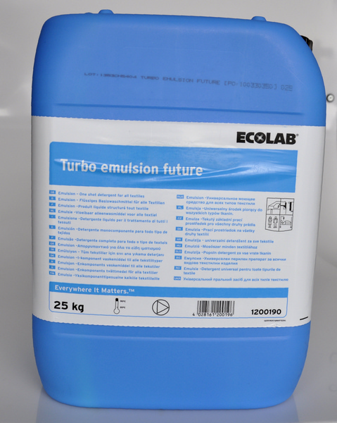 Turbo Emulsion Future Waschmittel emulsion parfümiert, hellgelb, Emulsion, pH: 13 - 14, 25 kg - Webstar - Hygiene- und Verbrauchsartikel - Medizin- und Pflegeprodukte - Kiosk- und Shopartikel - Fun Food Service - Schweiz - Articles d’hygiène et consommables - Produits médicaux et de soins - Produits de kiosque et de magasin - Fun Food Service - Suisse