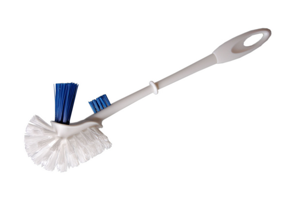 WC-Besen mit Doppelrandreiniger